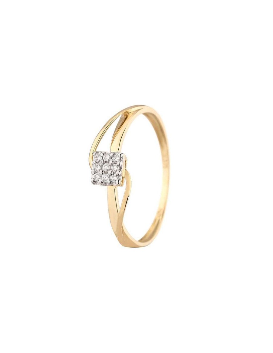 Joaillerie Diamanta  | Bague Or Jaune 375/1000 Reverie Diamant 0,07Ct