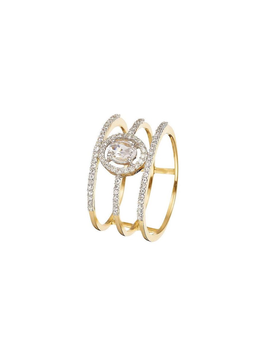 Joaillerie Diamanta  | Bague Or Jaune 375/1000 Magical Diamant 0,3Ct 0,3Ct