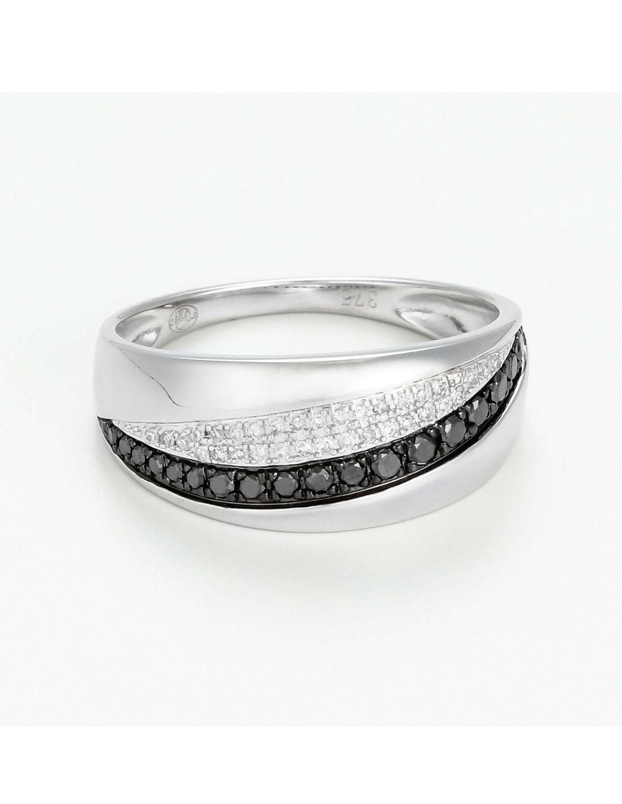 Joaillerie Diamanta | Bague Or Blanc 375/1000 