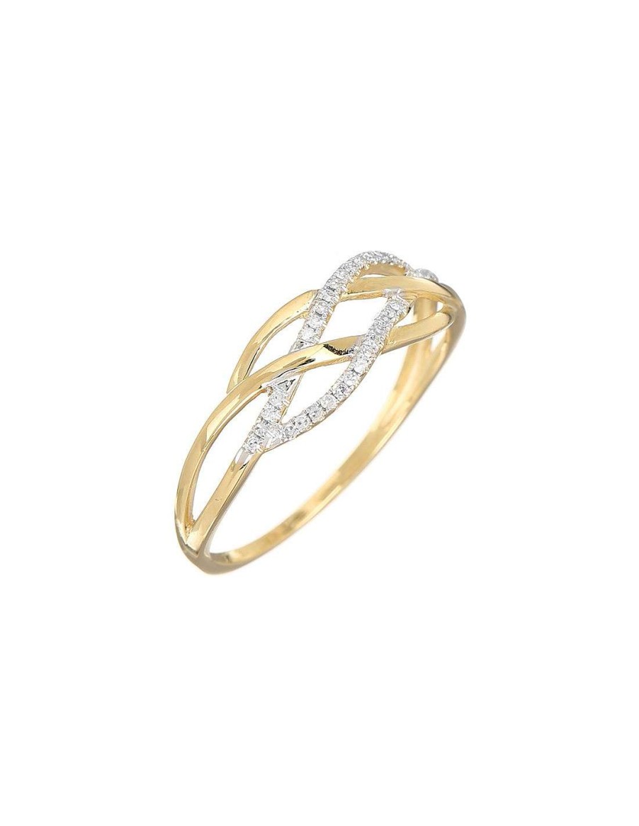 Joaillerie Diamanta  | Bague Or Jaune 375/1000 Universe Diamant 0,11Ct